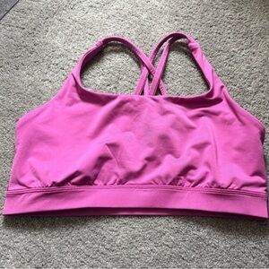 Lululemon Athletica Vibrant Pink Sports Bra